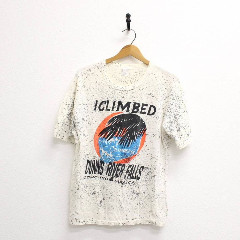 Vintage I Climbed Dunn's River Fall Ocho Rios Jamaica T Shirt XL